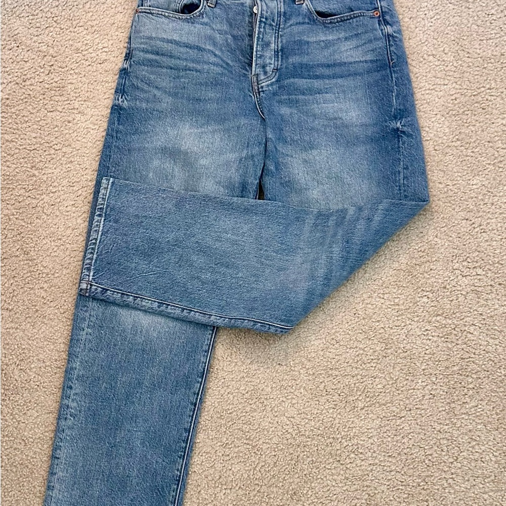 Lucky Brand Women’s Straight Blue Jeans, High Rise